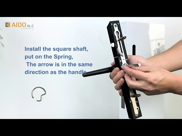 AIDO XLC - 4607 Easy Installation | Slim Mortise Digital Door Lock Installation Tutorial