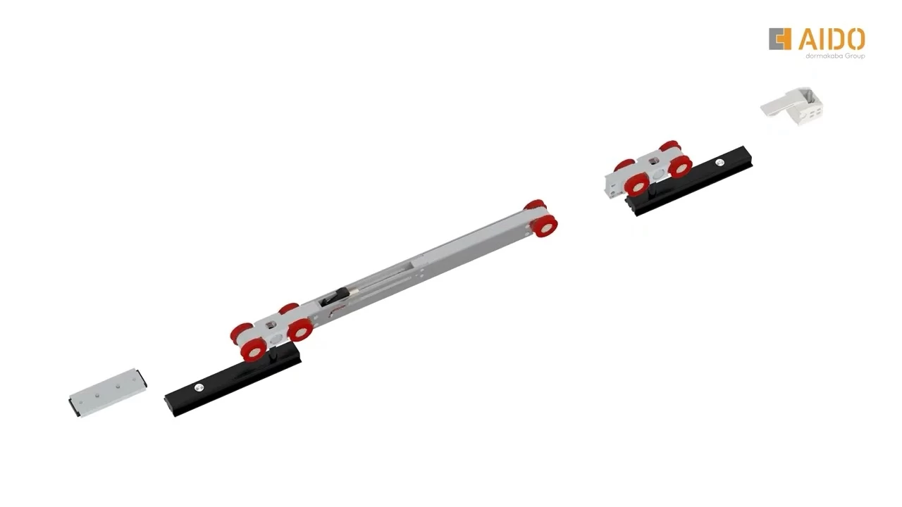 XL C 7301 Framed Single Sliding System with 1 way Soft Closing
