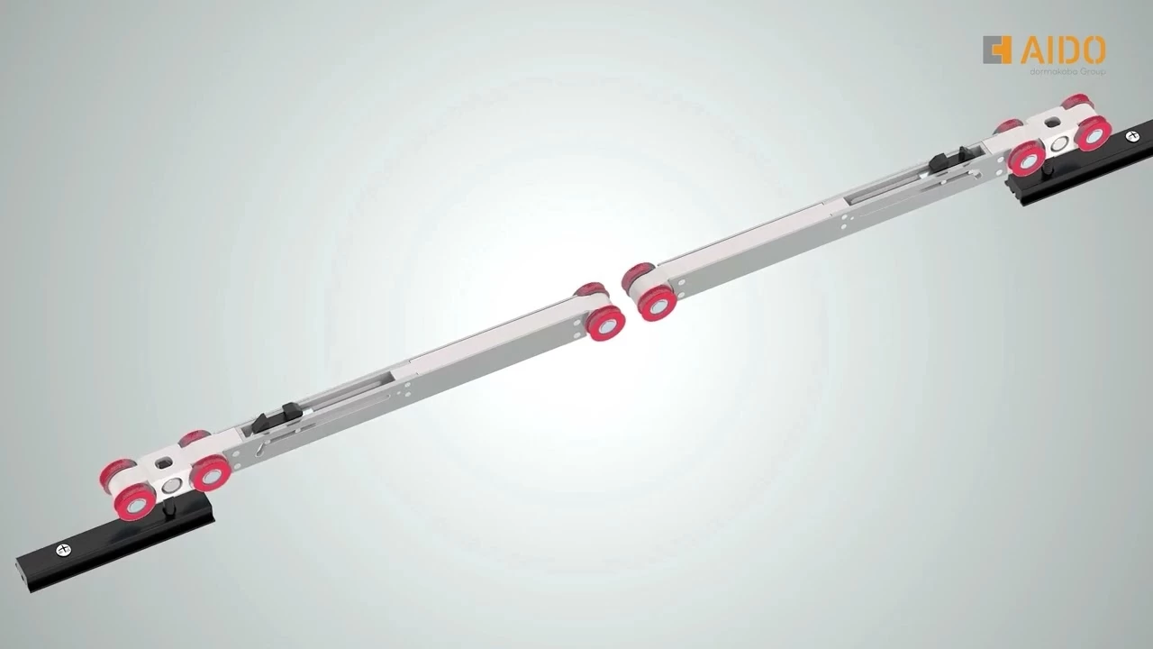 XL C 7302 Framed Single Sliding System with 2 Way Soft Closing