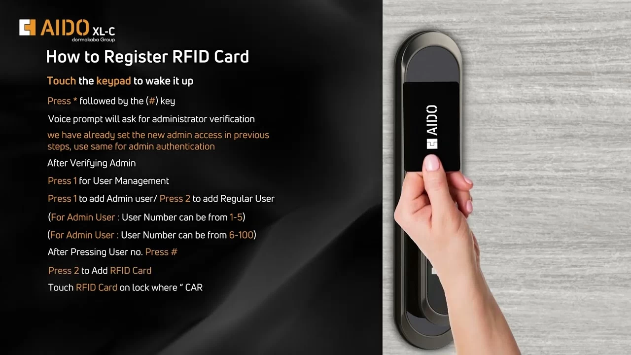 XL-C 4608 Automatic Digital Door Lock