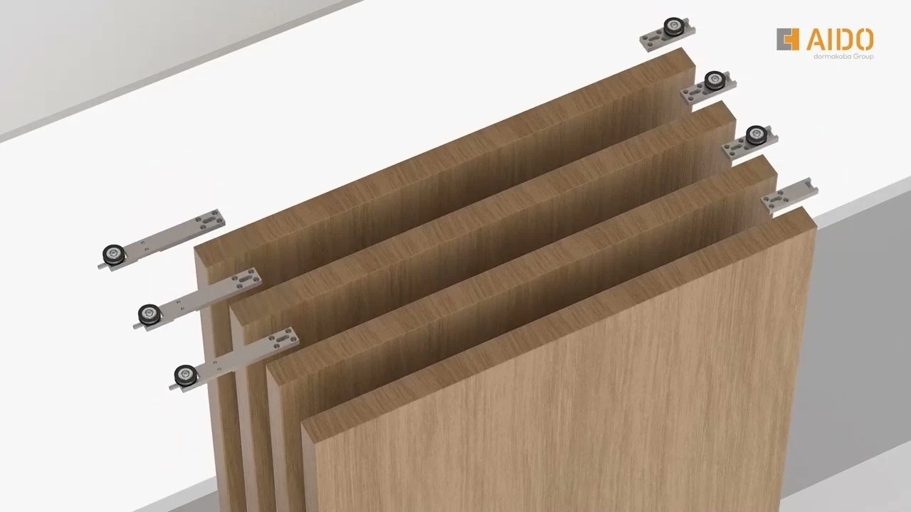 XL C 7364 +2XL C 7365 Wooden 0+4 Telescopic Sliding System